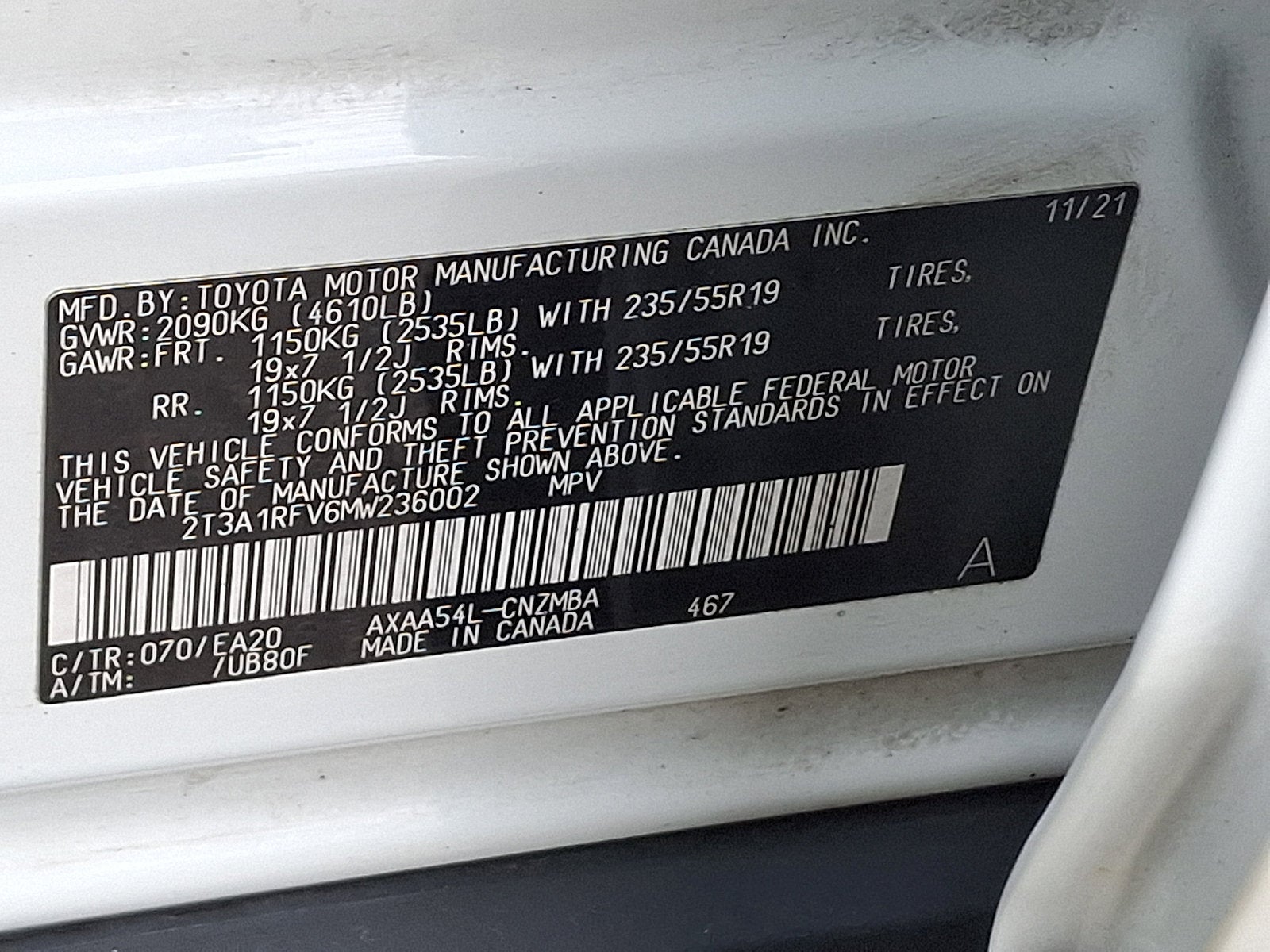 2021 Toyota RAV4 XLE Premium