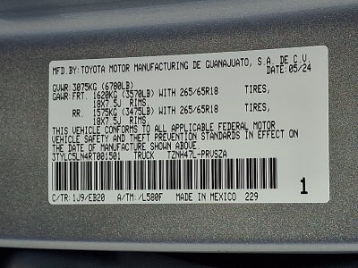 2024 Toyota Tacoma 4WD Limited Hybrid
