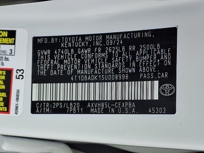 2025 Toyota Camry Base