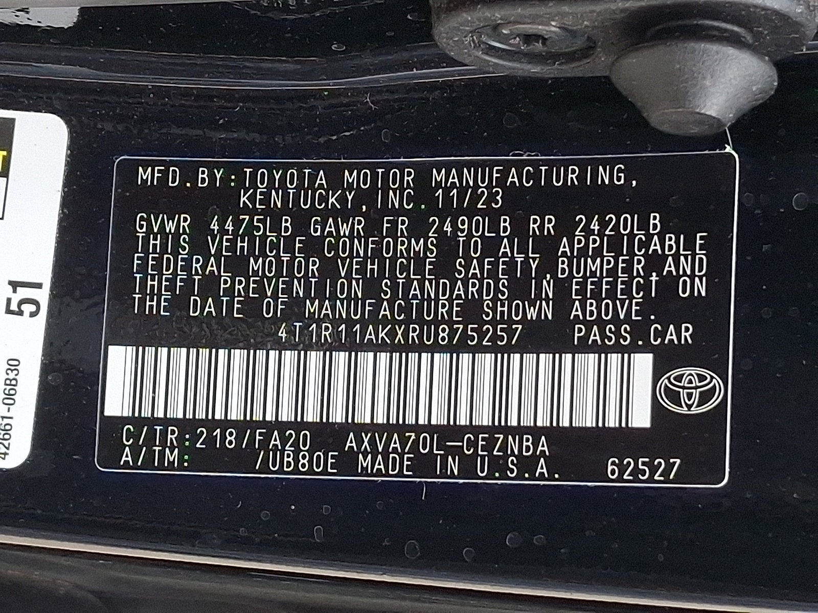 2024 Toyota Camry LE