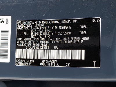 2025 Toyota Grand Highlander Base