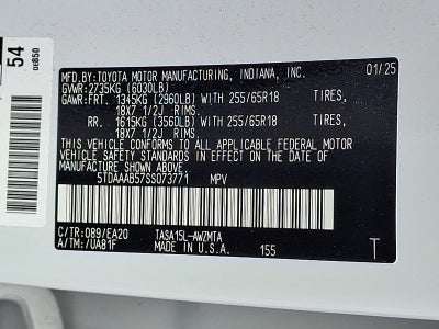 2025 Toyota Grand Highlander Base