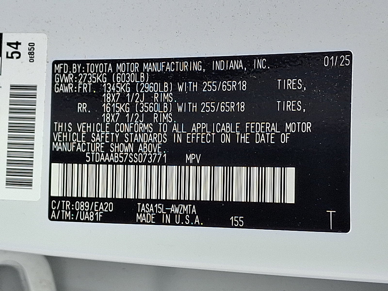 2025 Toyota Grand Highlander Base