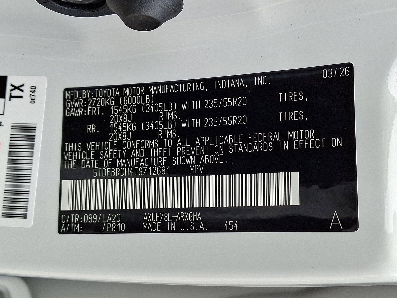 2026 Toyota Highlander Hybrid Hybrid Platinum