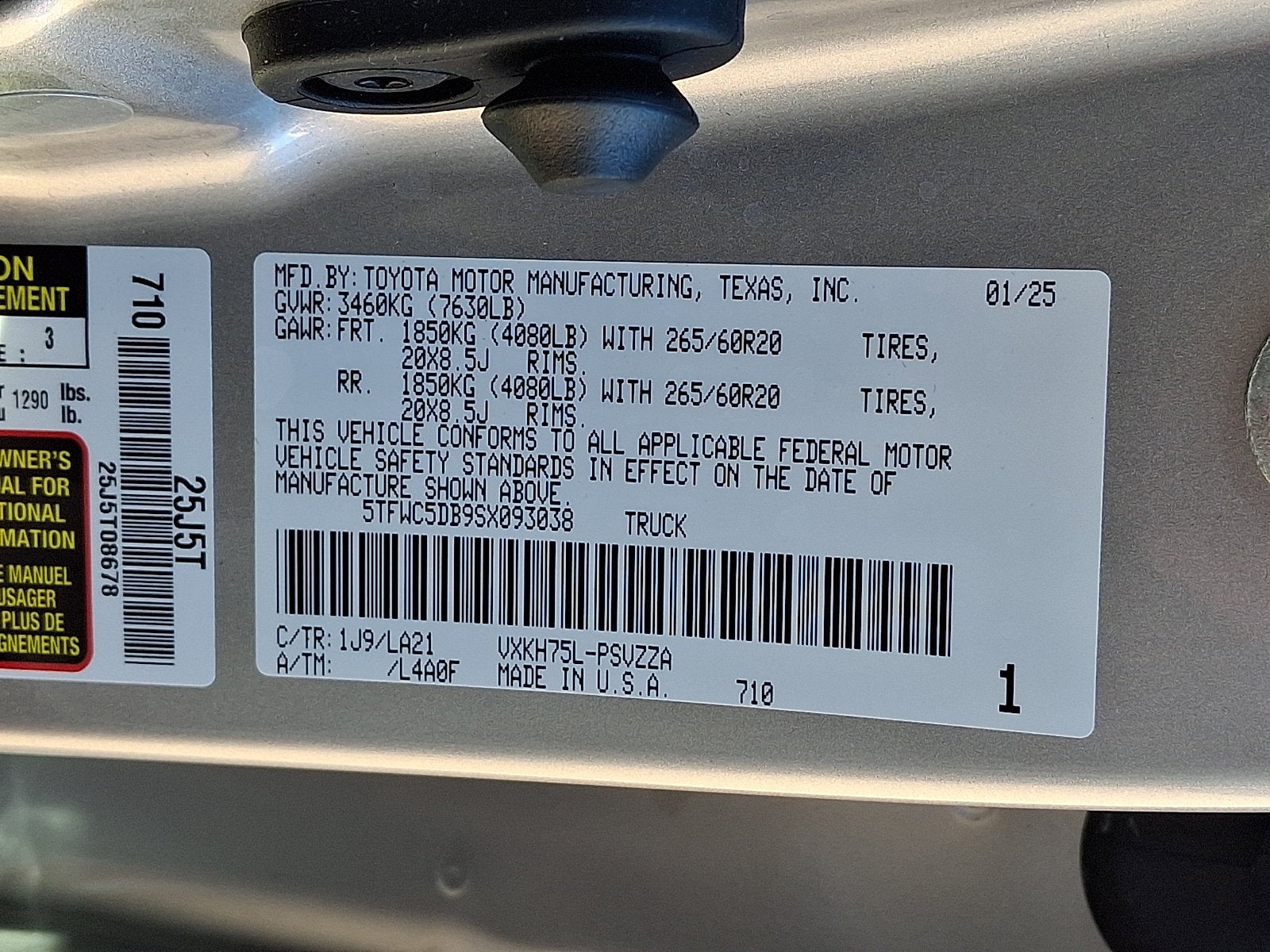 2025 Toyota Tundra 4WD Base