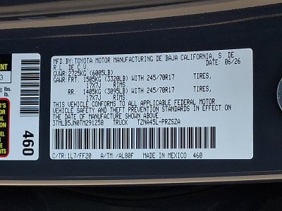 2026 Toyota Tacoma SR5