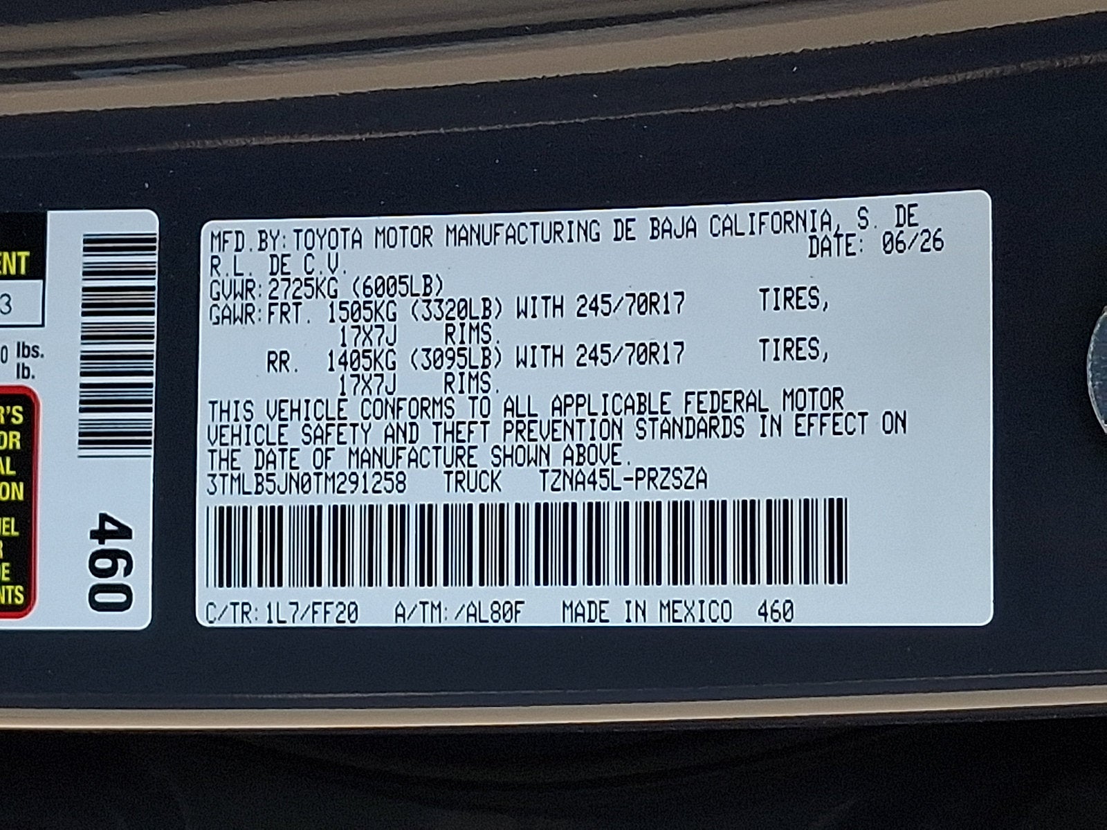 2026 Toyota Tacoma SR5