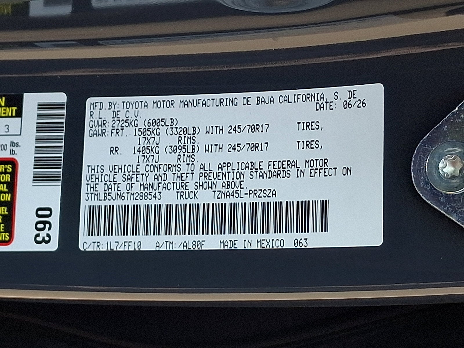 2026 Toyota Tacoma SR5