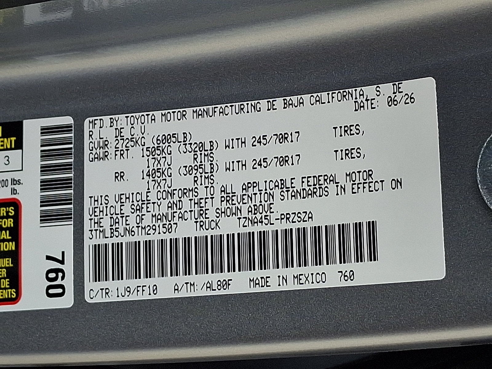 2026 Toyota Tacoma SR5