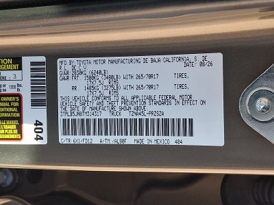 2026 Toyota Tacoma TRD Off-Road
