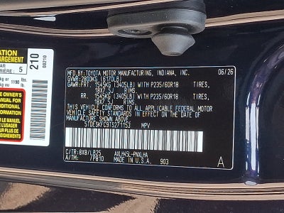 2026 Toyota Sienna Platinum
