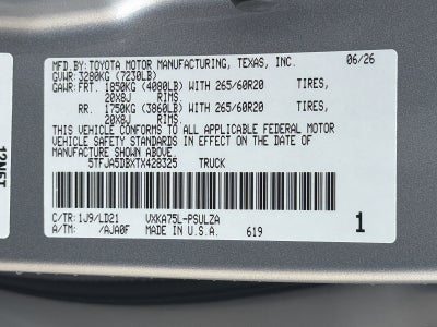 2026 Toyota Tundra Limited