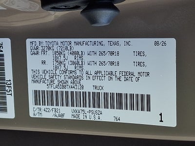 2026 Toyota Tundra SR5