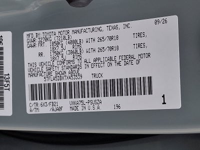 2026 Toyota Tundra SR5