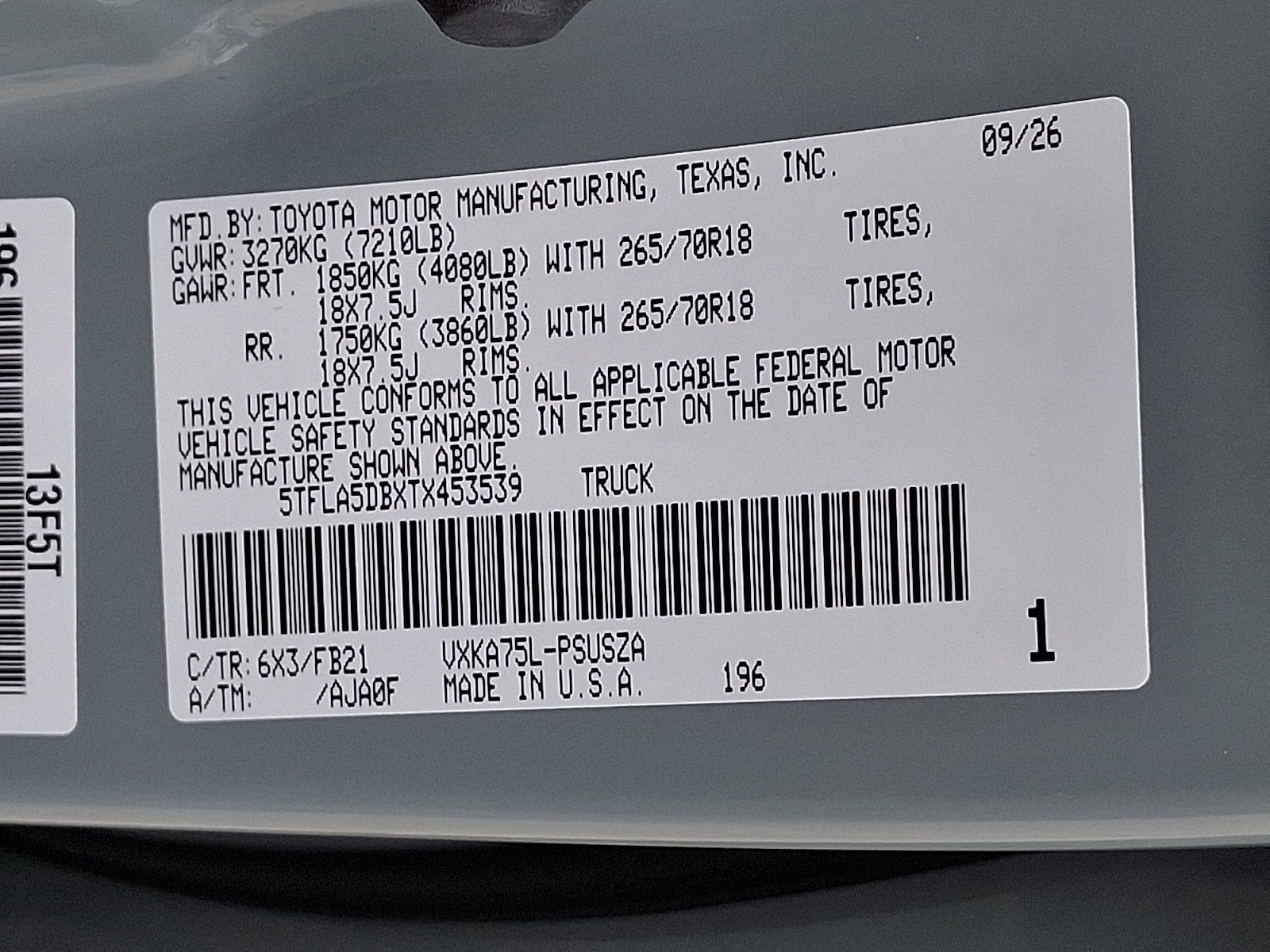 2026 Toyota Tundra SR5