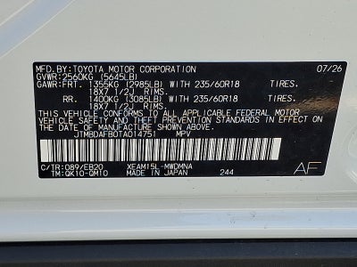 2026 Toyota bZ XLE