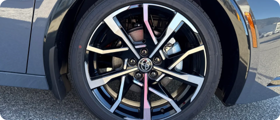 2026 Toyota Prius Plug-in Hybrid XSE alloy wheels