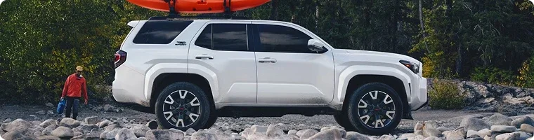 Happy family with Toyota 4Runner